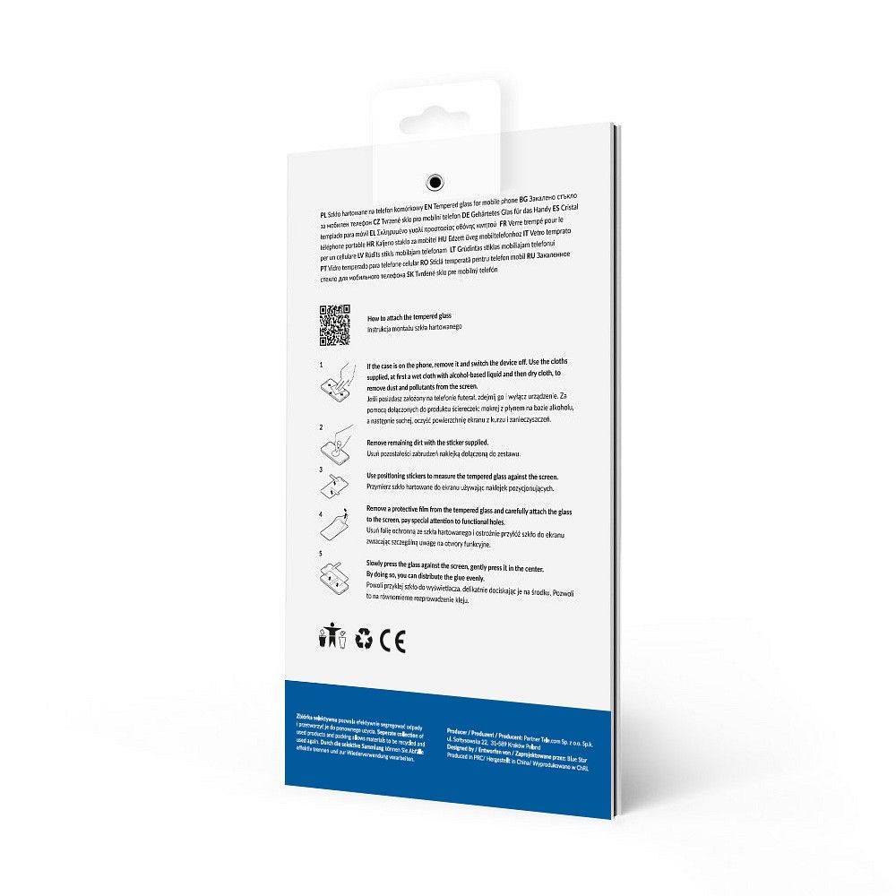 Tempered Glass Blue Star - SAMSUNG A14 5G Full Face (full glue with frame/small size) - black Tempered Glass Blue Star – Bild 4