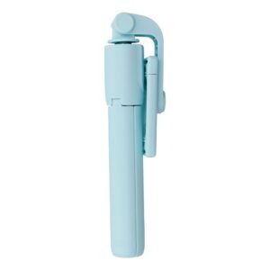 Combo selfie stick with tripod and remote control bluetooth blue R1