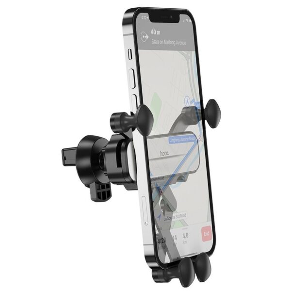 HOCO gravity car holder for air vent CA102 black silver – Bild 3