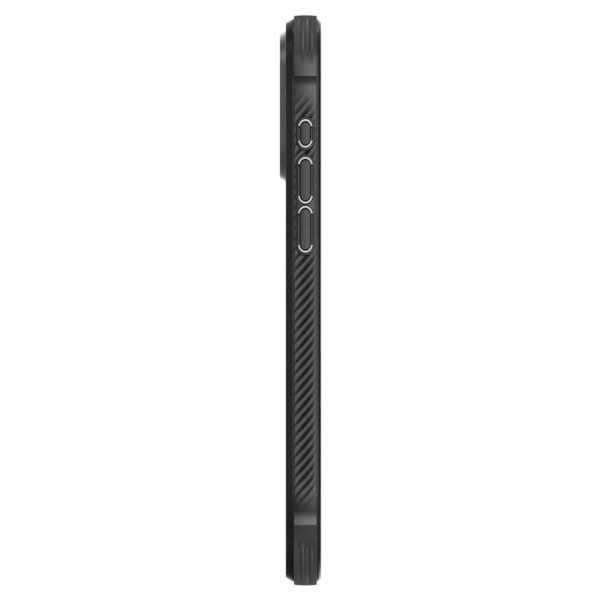 SPIGEN case RUGGED ARMOR MAG compatible with MagSafe for IPHONE 15 Pro Max matte black – Bild 5