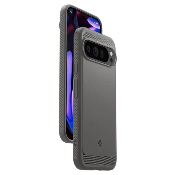 Case SPIGEN case RUGGED ARMOR for GOOGLE Pixel 9 Pro XL marble grey – Bild 5