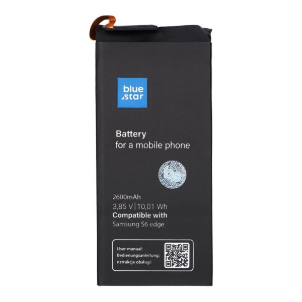 BLUE STAR PREMIUM battery for SAMSUNG S6 Edge 2600 mAh
