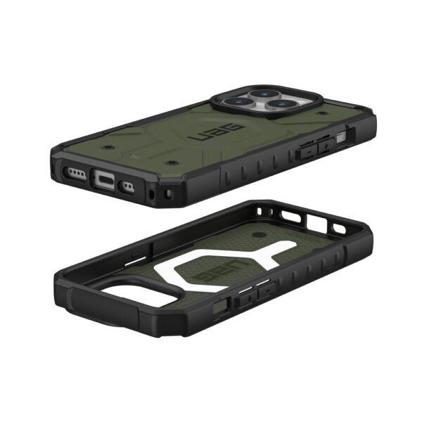 ( UAG ) Urban Armor Gear Pathfinder compatible with Magsafe for IPHONE 15 PRO olive – Bild 3