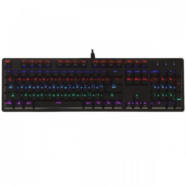 ART wire mechanical keyboard USB A QWERTY LED AK-51 black – Bild 2