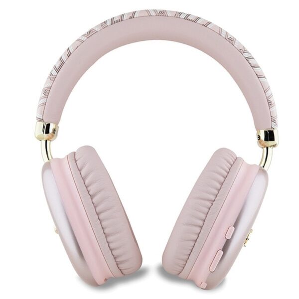 GUESS wireless headphones bluetooth GUBHK1GCTCSP (Gcube Metallic Script Logo) pink – Bild 2