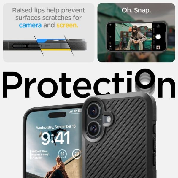 SPIGEN case CORE ARMOR for IPHONE 16 matte black – Bild 2
