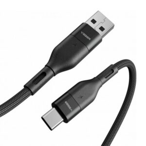 VEGER cable USB A to Type C PD 5A 100W AC03 1,2 m black