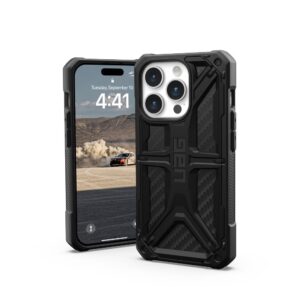 (UAG) Urban Armor Gear Monarch for IPHONE 15 PRO carbon fiber