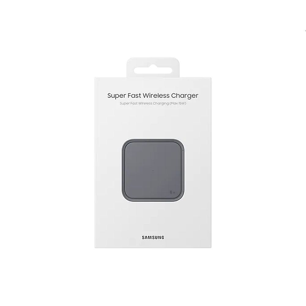 SAMSUNG original wireless charger 15W EP-P2400BBEGEU black blister – Bild 2
