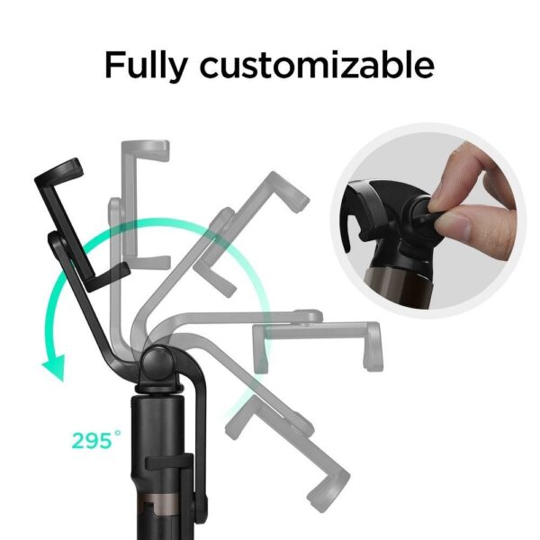 SPIGEN wireless selfie stick S540W Tripod black – Bild 3