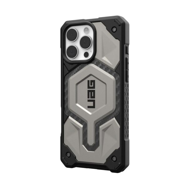 Case (UAG) Urban Armor Gear Monarch Pro for IPHONE 16 Pro Max titanium – Bild 3