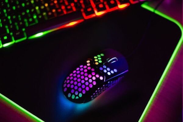 ART wire computer mouse USB A dpi with light AM-99 black – Bild 2