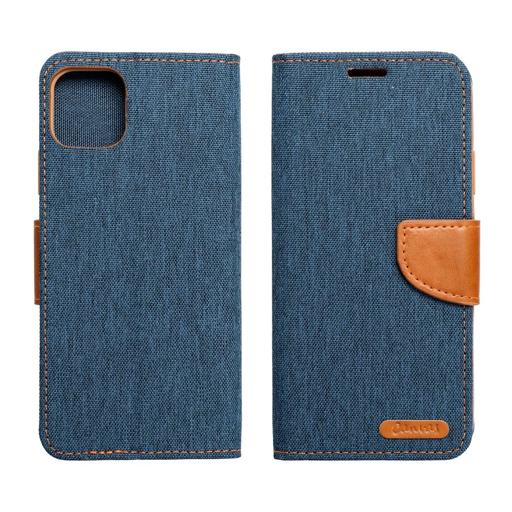CANVAS Book case for SAMSUNG S10 Plus navy blue – Bild 3