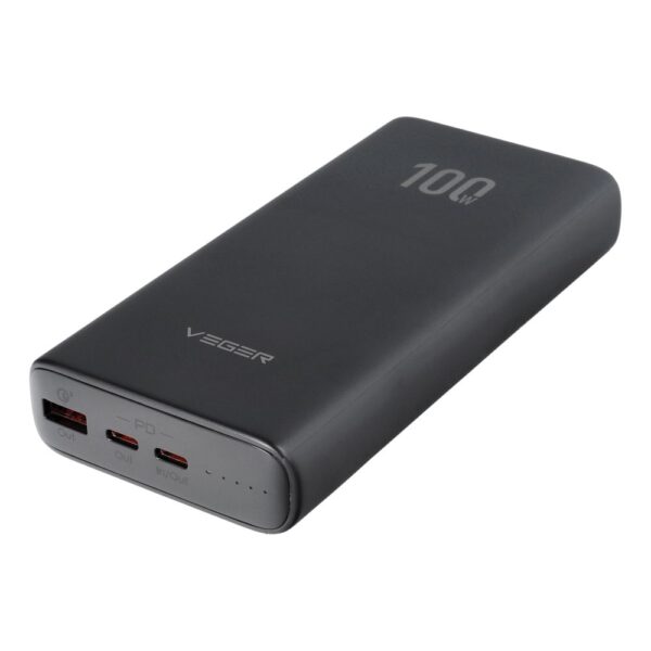 VEGER powerbank 20 000 mAh PD QC3.0 5A 100W T100 (W2032C-100) black – Bild 4