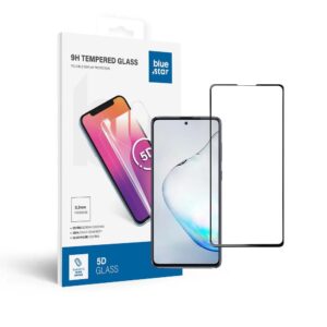 Tempered Glass Blue Star - SAMSUNG Galaxy S10 Lite Full Face (full glue/case friendly) - black Tempered Glass Blue Star