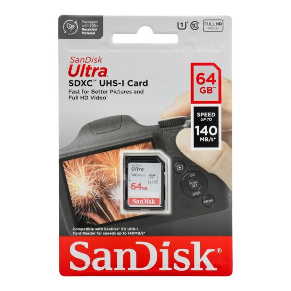 SANDISK memory card ULTRA SDXC 64GB 140MB/s – Bild 3