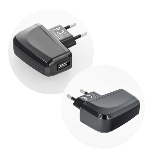 BLUE STAR LITE travel charger 2A 10W USB A + cable USB A to Type C TFK-TC-1095B black – Bild 4