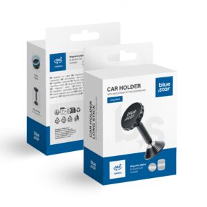 BLUE STAR LONG STICK magnetic desk holder black