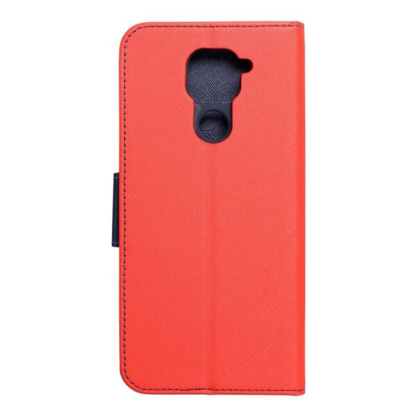 FANCY Book case for XIAOMI Redmi Note 9 red/navy – Bild 3