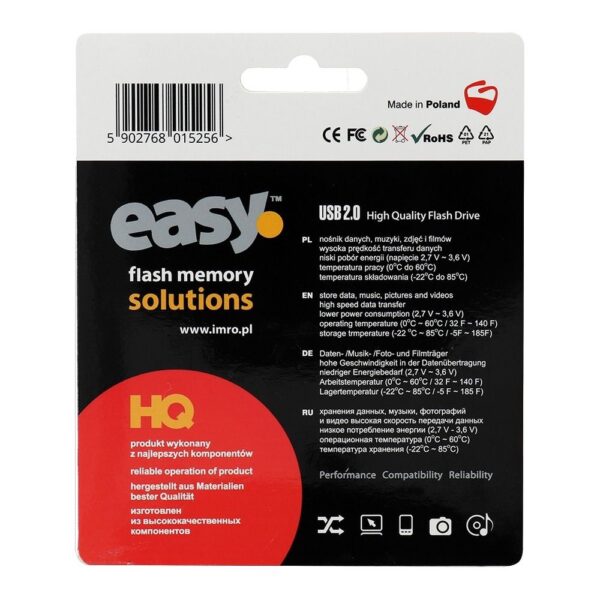 Portable Memory Pendrive Imro Easu (Eco) 8GB – Bild 2