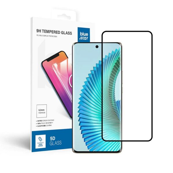 Tempered Glass Blue Star - Honor Magic6 Lite - black Tempered Glass Blue Star