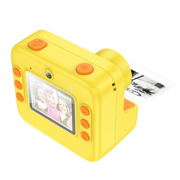 HOCO digital kids camera with printer DV200 yellow – Bild 4