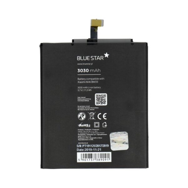 BLUE STAR battery for XIAOMI Mi4i (BM33) 3030 mAh