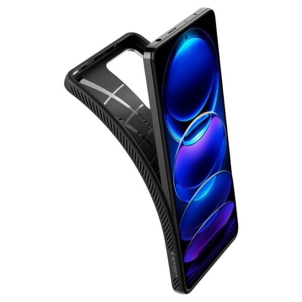 SPIGEN case LIQUID AIR for XIAOMI Redmi Note 12 Pro 5G / POCO X5 Pro 5G matte black – Bild 4