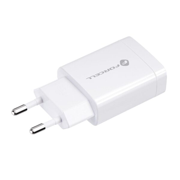 FORCELL F-ENERGY TFK-TC-1099 travel charger USB A QC3.0 2,4A 18W white – Bild 5