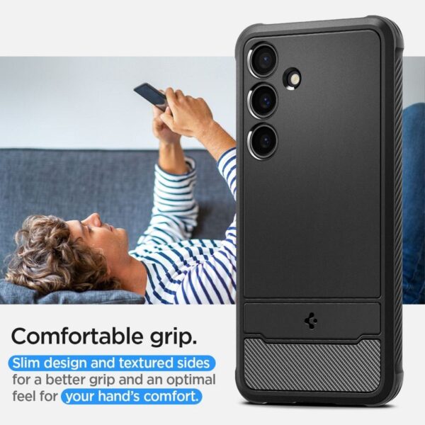 SPIGEN case RUGGED ARMOR case for SAMSUNG S24 Plus matte black – Bild 5