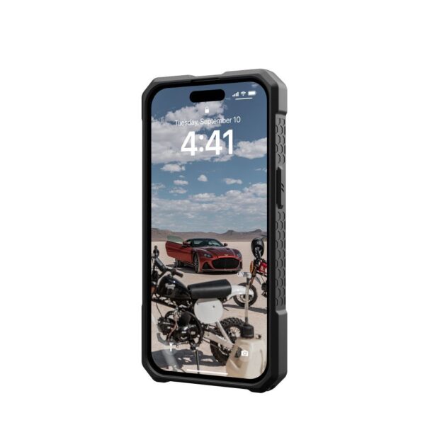 ( UAG ) Urban Armor Gear Monarch Pro for IPHONE 15 compatible with MagSafe kevlar black – Bild 2