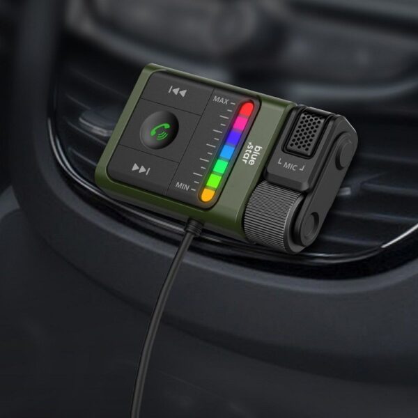 BLUE STAR transmitter FM bluetooth Equalizer BT64 black – Bild 2