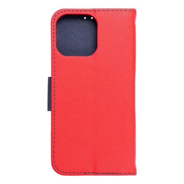 FANCY Book case for IPHONE 15 Pro Max red / navy – Bild 5