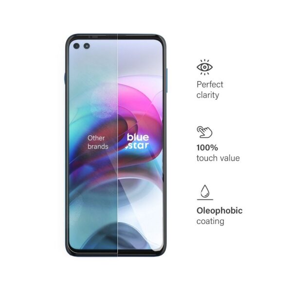 Tempered Glass Blue Star - Motorola G100 – Bild 2