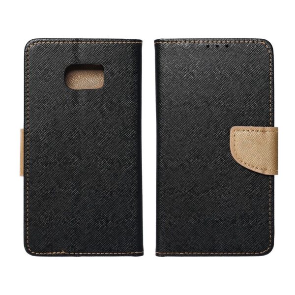 FANCY Book for SAMSUNG S22 ULTRA black / gold – Bild 4