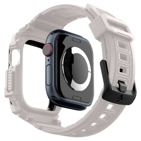 SPIGEN case RUGGED ARMOR "PRO" for APPLE Watch 10 (46 mm) dune beige – Bild 5