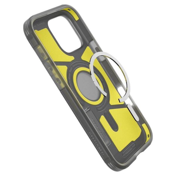 SPIGEN case TOUGH ARMOR MAG compatible with MagSafe for IPHONE 16 Pro Max frost black – Bild 4