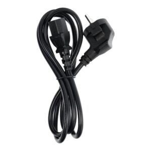 Power cable for computer PC / printer / monitor 230V 16A 1,5 m black