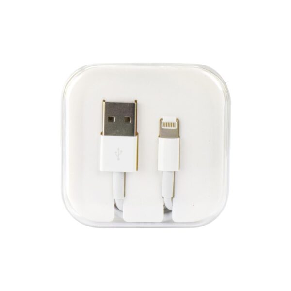 Cable USB A to Lightning 1A HD4 BOX 1 m white – Bild 3