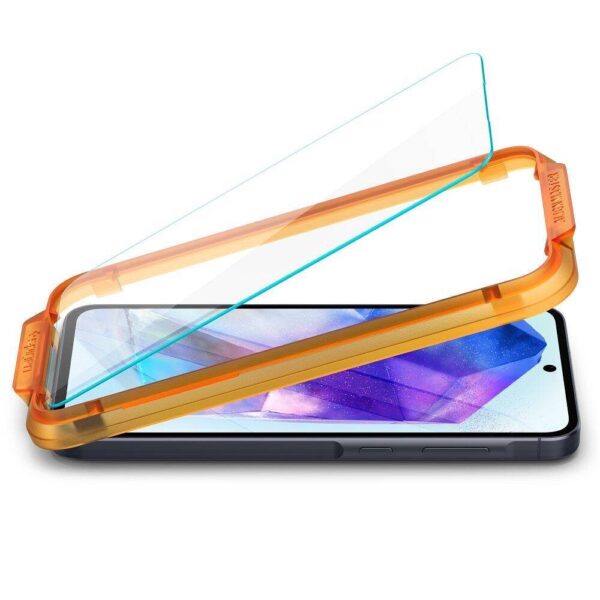 SPIGEN tempered glass ALM GLAS. TR 2-pack for SAMSUNG A55 5G clear – Bild 5