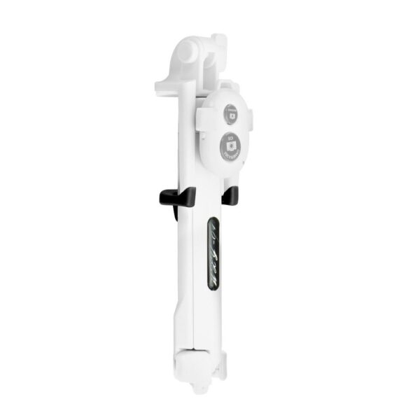 Combo selfie stick with tripod and remote control bluetooth white – Bild 2