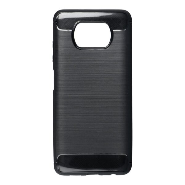 CARBON case for XIAOMI POCO X3 black – Bild 3