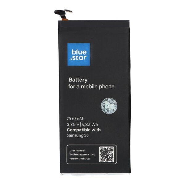 BLUE STAR PREMIUM battery for SAMSUNG S6 2550 mAh