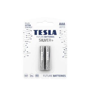 TESLA alkaline battery R3 (AAA) SILVER+ [2x120] 2 pcs