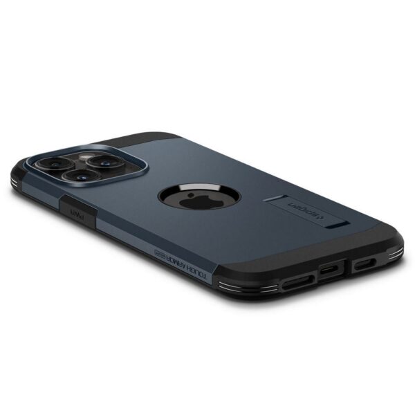 SPIGEN case TOUGH ARMOR MAG compatible with MagSafe for IPHONE 15 Pro metal slate – Bild 4