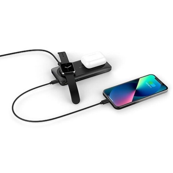 VEGER powerbank 10 000 mAh with wireless chargers compatible with MagSafe PD QC3.0 3A 22,5W MagMulti (W1156) black – Bild 2