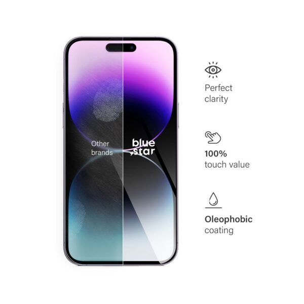 Tempered Glass Blue Star - IPHONE 14 Pro Max – Bild 5