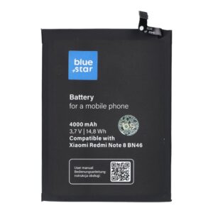 BLUE STAR battery for XIAOMI REDMI NOTE 8 / NOTE 8T / REDMI 7 (BN46) 4000 mAh