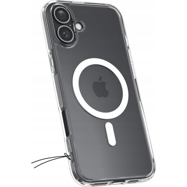 SPIGEN case ULTRA HYBRID MAG compatible with MagSafe for IPHONE 16 white – Bild 3