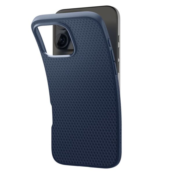 SPIGEN case LIQUID AIR for IPHONE 16 Pro navy blue – Bild 4
